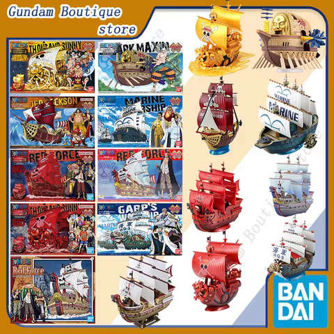 Bandai Genuine ONE PIECE GRAND SHIP COLLECTION Thousand Sunny Anime Action Figure Collectible Assembly Model Toys Gift Children 10 best sales one piece barco - №9