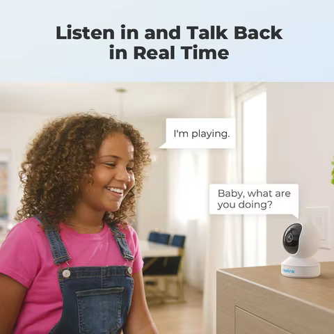 Reolink E1 Series Pro 4MP WiFi Camera Pan&Tilt 2-Way Audio Baby Monitor Indoor Cam AI Detection Home Video Surveillance Cameras 8 best sales garmin antenna - №4