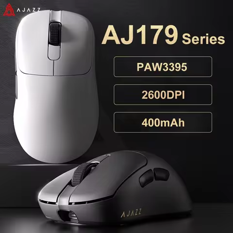 AJAZZ AJ179 PRO PAW3395 Lightweight Wired Wireless Mouse with Magnetic Charging Base Ergonomic Macro Gaming Mouse for PC Laptop 10 best sales lenovo k900 - №1
