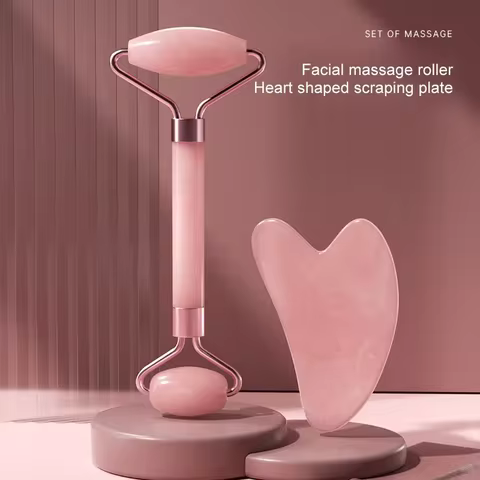 Roller for Face Neck Eye Resin Facial Massage Instrumenr Health Care Scraping Board Musclee Beauty Skincare Tools 12 best sales propolis serum - №8