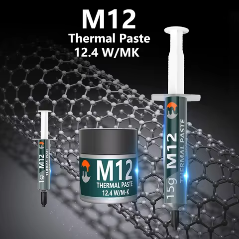 MJ Thermal Paste Performance Thermal Conductive Grease Paste 12.4 W/MK 1/4/8/15/30g For Game PC PS5 CPU GPU Cooling 12 best sales sony rx0 - №3