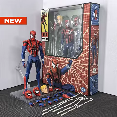 In Stock Full Range Ct Toys Spiderman Mafex 143 Ben Reilly Comic Ver The Amazing Spider-Man 001 Anime Action Figure Toys Gift 10 best sales 50 cent figure - №8