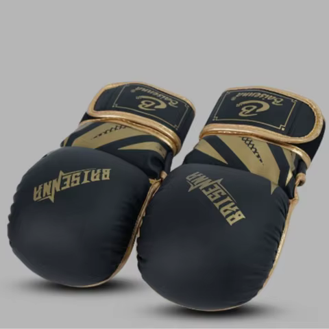 Half Finger Boxing Gloves Thickened Training Gloves PU Leather Fight Gloves Boxing Training Accessories for Adult Children 8 best sales ufc accessories - №7