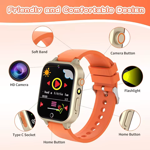 Kids Games Smart Watch for Age 5-12 Kids Gifts with 26 Games fun photo taking Music Player Pedometer Flashlight etc. 8 best sales j sound speaker - №3