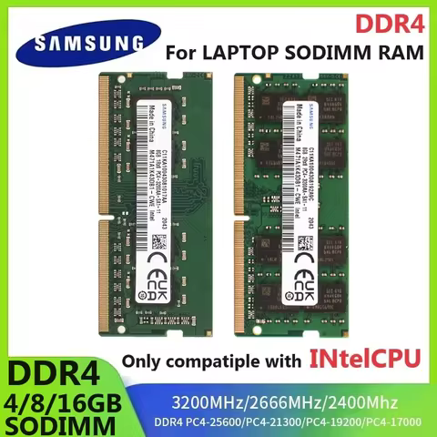 SAMSUNG Memory DDR4 SODIMM RAM 4GB 8GB 3200MHz 16GB 2666Mhz 2400MHz Ram Laptop Memoria For Intel CPU PC4 2400T 2666V 3200 LAPTOP 12 best sales sony rx0 - №10