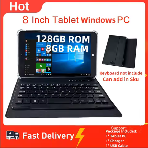 8.0 Inch Newest Sales 8GB DDR3 RAM 128GB eMMC 64 Bit AR1 Windows 10 Tablet PC Z8300 CPU 1280*800 Pixel Dual Camera Quad Core 8 best sales 8inch tablet - №8