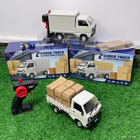 1:10/1:16 Wpl D12 Rc Car Simulation Drift Climbing Truck Led Light Cargo Rc Electric Toy Model For Boys Christmas Surprise Gifts 10 best sales 1 16 rc car - №2