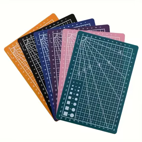 A4/A5 Self-Healing Cutting Mat 1-Pack - Double-Sided Plastic Craft Board with Grid for Sewing, Scrapbooking & Fabric 10 best sales self cut system - №4