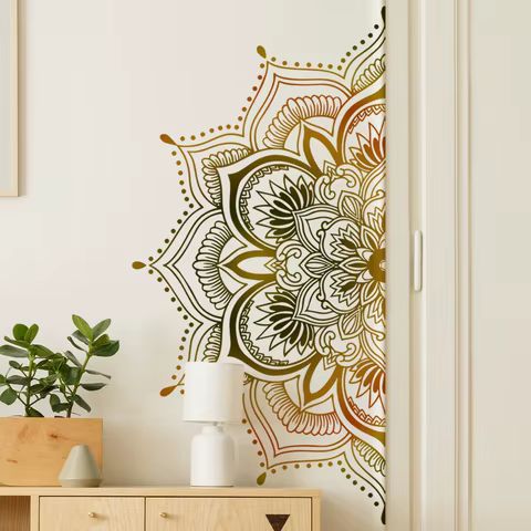 8 best sales mandala wall sticker - №5