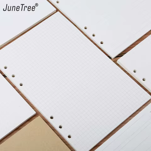 45 sheets/90pages ring notebook Insert Refills 6 Holes Loose Leaf papers Journals A5 A6 A7Spiral Diary Planner Inner Core papers 10 best sales a6 refill paper - №7