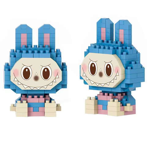 2025 New Popular Colorful Doll Anime Block Toys DIY Small Particle Building Blocks Bricks Model Toy Kids New Year Christmas Gift 10 best sales lego manga - №3