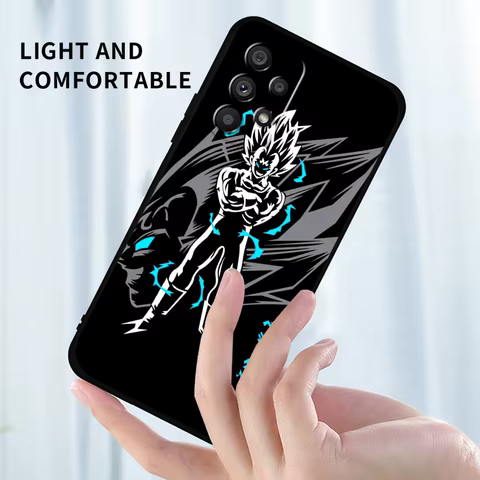 D-Dragon Ball Z Anime G-Goku For Samsung Note 20 10 Ultra Plus A31 A14 A12 A70 A34 A25 A04 A05 A15 A24 5G Black Soft Phone Case 6 best sales g shock dragon ball - №4