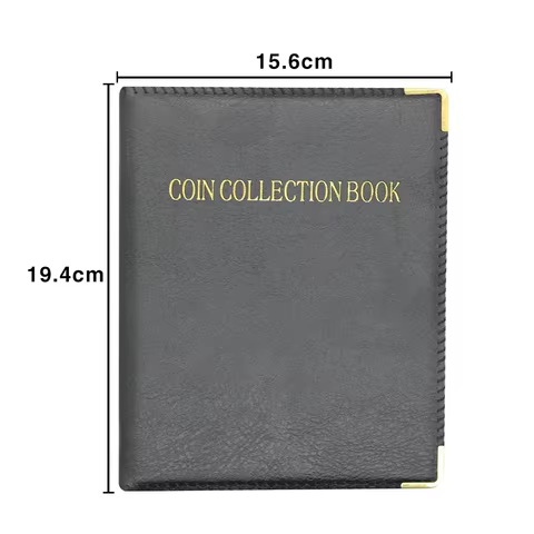 D&D 480Pockets Coin Collection Book 20 Pages Coin Collection Holder Album Commemorative Coin Organizer Storage 20/25/27/30mm 12 best sales album coin - №10