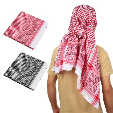 10 best sales palestine scarf keffiyeh - №4