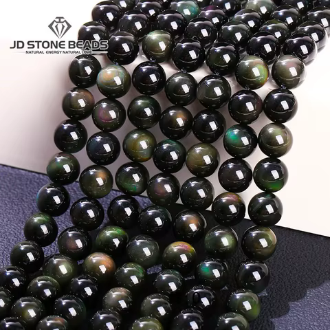 8 best sales obsidian beads - №7