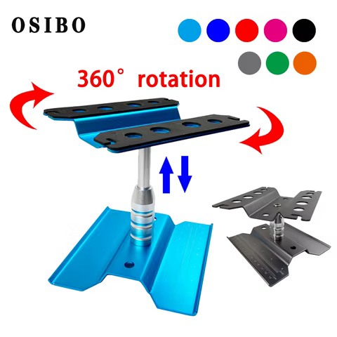 Metal Repair Station Work Stand Assembly Platform for 1/10 1/8 1/12 RC Car TRX-4 Axial SCX10 II RC Crawler Tamiya HSP Tools 6 best sales engine stand - №6