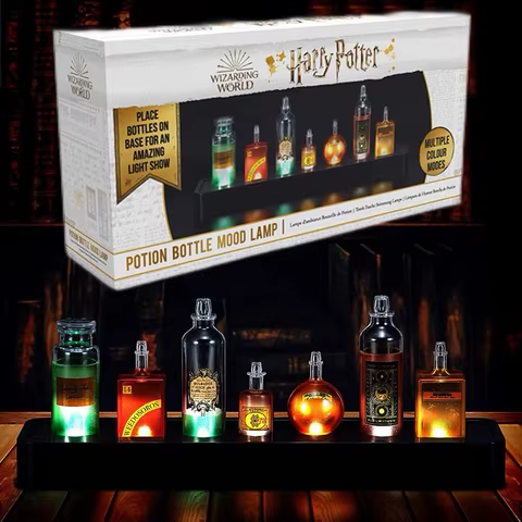 Harry Potter Magic World Potion Bottle Decorative Light Voice Controlled Flash Color Light Collectibles Atmosphere Kids Toy Gift 6 best sales the flash figure - №6