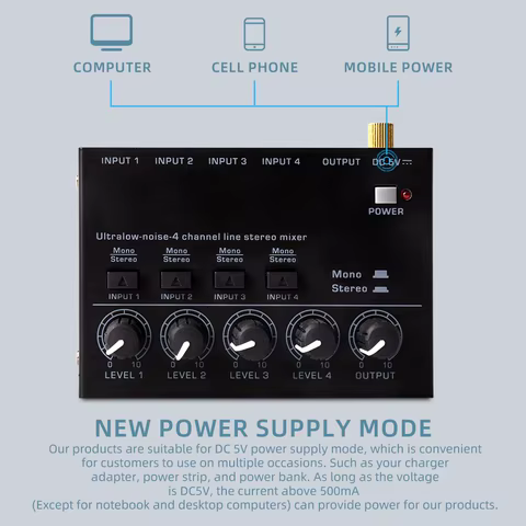 10 best sales audio mixer 4 channels - №6