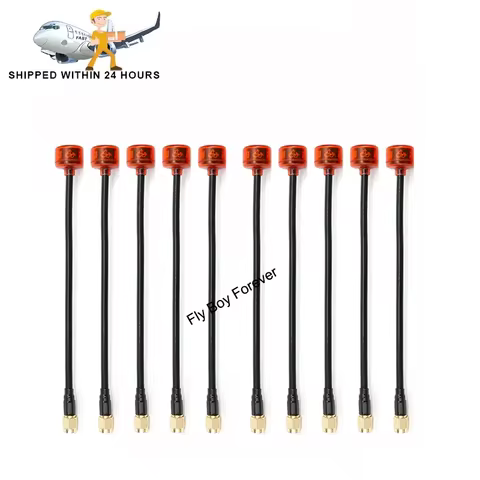 Rush Cherry FPV 5.8G Antenna LHCP RHCP SMA MMCX UFL long range Racing Antenna Connector Adapter For FPV Quadcopter Racing Drone 6 best sales fpv drone antenna - №3