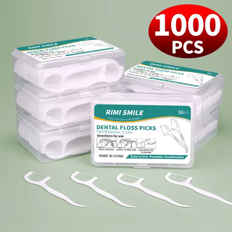 50/150/300/600/1000 PCS dental floss sticks oral care tools 6 best sales 502 glue - №1