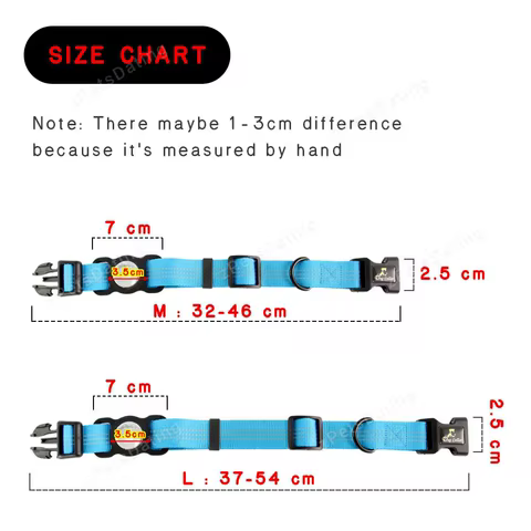 Airtag Dog Collar Adjustable For Apple Airtag Silicone Case Designer Collar For Small Medium Large Dog Pet GPS Accessories 8 best sales air tag dog collar - №6