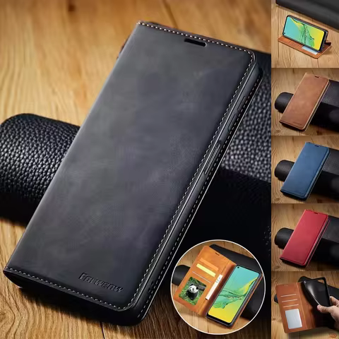 Wallet Leather Case for Samsung Galaxy S25 S24 S23 S22 S21 S20 FE Ultra Plus S10 A16 A15 A14 A56 A55 A54 A53 A52s 5G Flip Cover 12 best sales samsung a15 flip case - №11