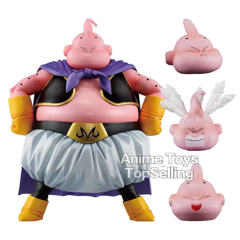 20cm Anime Dragon Ball Z Anime Figure Majin Buu Evil Buu 4 Heads PVC Action Figures Collection Model Toys Gifts 10 best sales dodoria dragon ball - №8