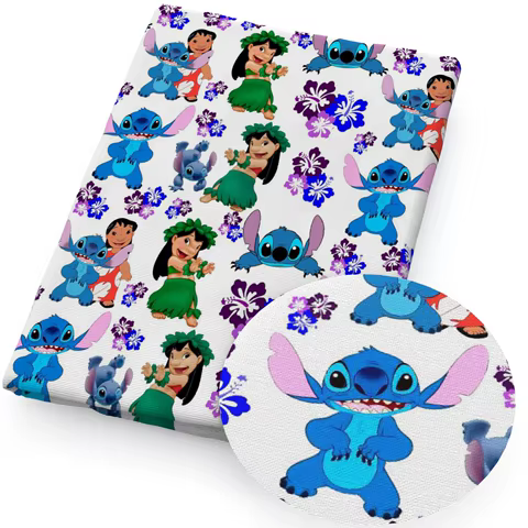 12 best sales lilo and stitch fabric - №6