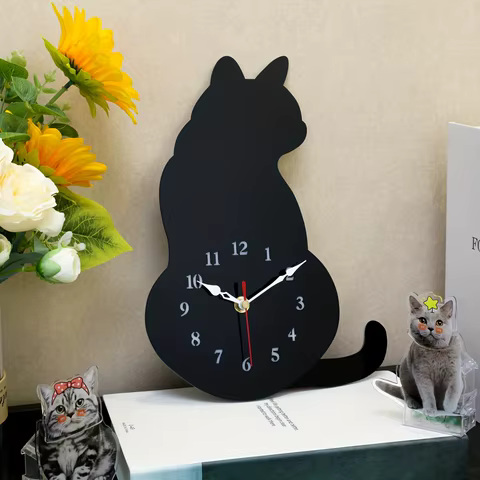 8 best sales clock cat - №3