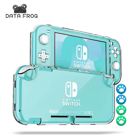 DATA FROG Nintendo Switch Lite Game Console Full Cover Crystal Case Anti-Slip Protective NS Accessories 12 best sales nintendo switch lite protector - №5