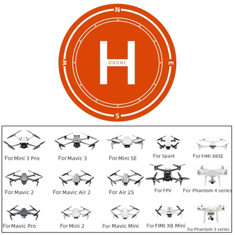 Drone Landing Pad Waterproof Fast-Fold Helipad for DJI NEO/Mavic 3/Pro Air 2s/Mavic Air 2 Mini 4 3 Pro Mini 2/SE Mavic 2 Pro 8 best sales drone dji phantom 3 - №3