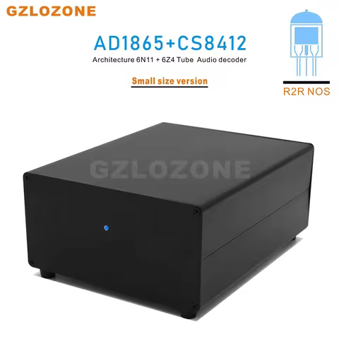 R2R NOS AD1865+CS8412 Architecture Audio Decoder 6N11+6Z4 Tube DAC SILVER/BLACK (Optional) 12 best sales r2r dac - №9