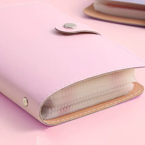 1 Banknote Storage Book Made of PU Material, Can Hold 100 Banknotes, with Banknote Photos, Stamps, Bank Card Storage Book 12 best sales album for banknotes - №3