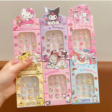 8 best sales hello kitty fake nails - №2