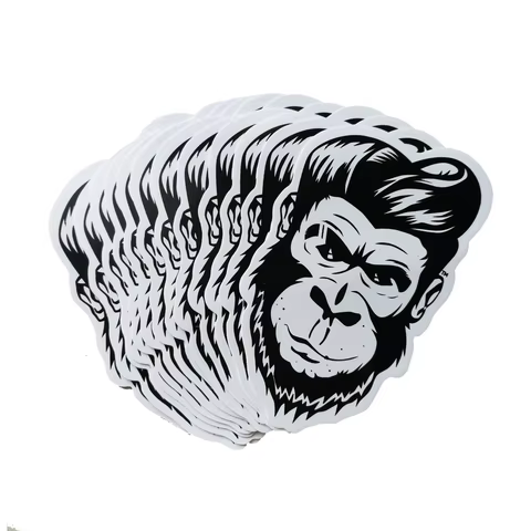 100pcs Custom Stickers PVC Waterproof Die Cut Vinyl Logo Design Brand Laptop Cute Personalized Sticker Glossy Film for Business 6 best sales my name is sticker - №6
