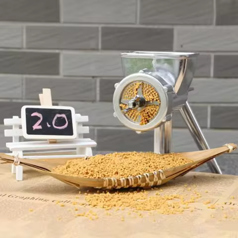 Pellet Machine Granulator Maker Fish Shrimp Feed Poultry Manual Chicken Dog Feed Making Machine Food Extruder Processor 10 best sales fish feed pellet machine - №4