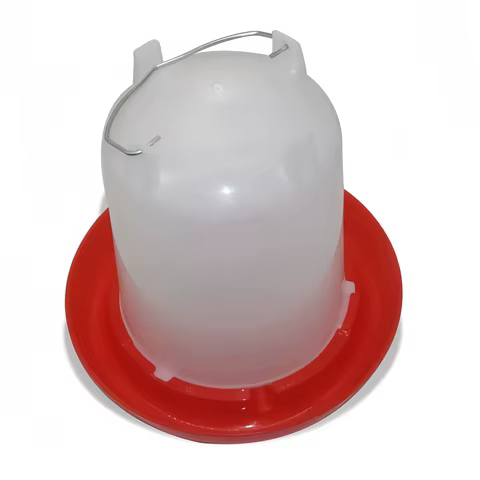 4L Automatic Chicken Coop Water Dispenser Chicken Water Dispenser Water Outlet with Switch Plastic Poultry Drinking Bucket 10 best sales chicken drinker - №2