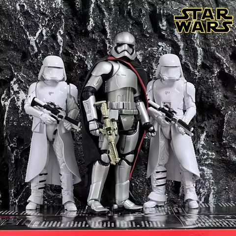 6 Inch Star Wars The Black Series Force Awaken First Order Captain Phasma Commander Snowtrooper Action Figure Collectible Toys 8 best sales armadura clon star wars - №1