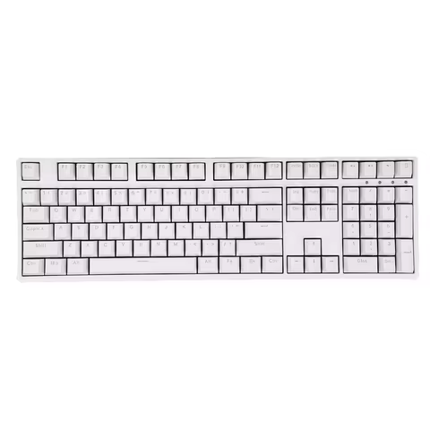 108 Keys White Keycaps ABS OEM Height Suit for 61 87 104 Mechanical Keyboard Transparent Backlight Anne Pro 2 AKKO FUN60 Mad60he 10 best sales 108 keyboard kit - №6