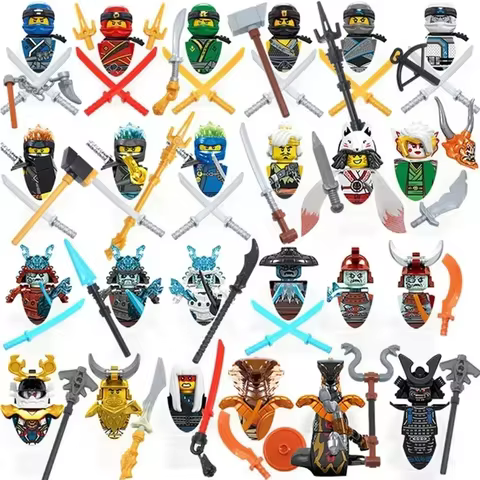 Hot Toys Anime Characters Ninja Blocks Kai Jay Cole Zane Nya Ronin Mini Action Assemble Model Figures Bricks Toys Birthday Gifts 10 best sales lego manga - №7