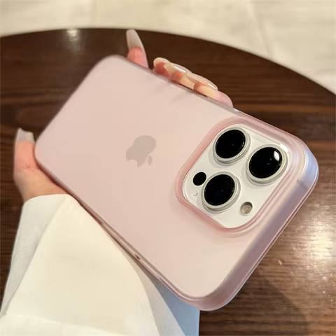 Soft Matte Candy Transparent Phone Case For iPhone 16 15 14 Pro Max Plus 13 12 11 XR XS XsMax 8 Shockproof Silicone Bumper Cover 10 best sales clear case - №10
