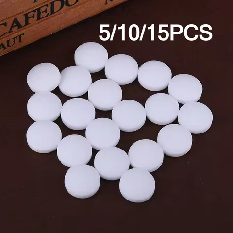 5/10/15Pcs Natural Camphor Pill Wardrobe Shoe Odor Removal Insect-resistant Moth Balls Moth Proof Pest Control Moth Ball 10 best sales pill charm - №9
