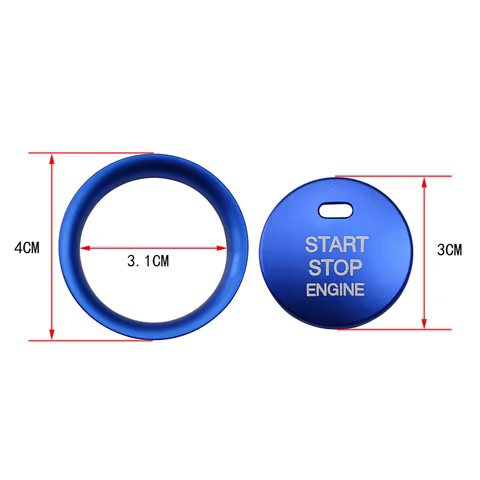 Car Ignition Key Ring Cover Sticker for Mazda CX5 CX3 CX4 Cx-3 3 6 Axela Atenza Engine Start Stop Switch Button Trim Accessories 8 best sales tamiya f350 - №4