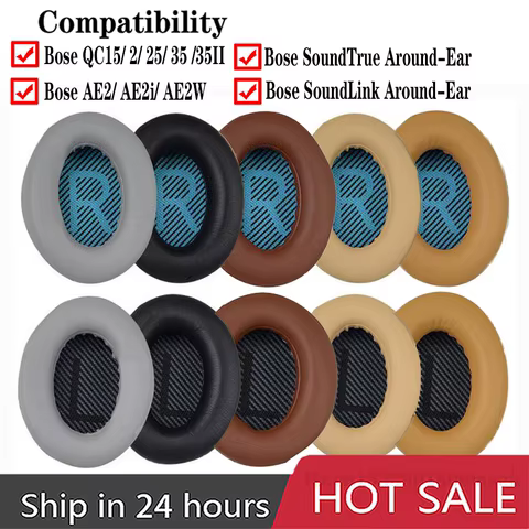 Replacement Earpads Cushion For Bose QuietComfort2 QC2 QC15 QC25 QC35 AE2 AE2i AE2w SoundTrue SoundLink Headphones High Protein 12 best sales wf 1000xm4 - №7
