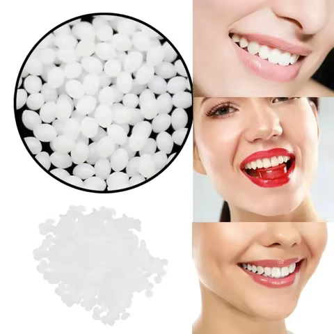 Temporary Tooth Repair Beads Missing Broken Teeth Dental Tooth Filling Material Food Grade FalseTeeth Solid Glue Denture اسنان 10 best sales tooth filler - №6