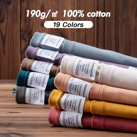 6.7oz 190gsm Combed Cotton Tees Tshirts Mens Solid Tops Woman Male Custom Team Uniform Class Clothes Summer Brand Customization 12 best sales donetsk - №11