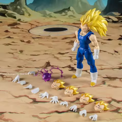 Demoniacal Fit DF Dragon Ball S.H.Figuarts SHF Super Three SSJ3 Royal Blood Vegeta Bitter Reprint 2023 New Anime Action Figures 10 best sales demoniac fit - №8