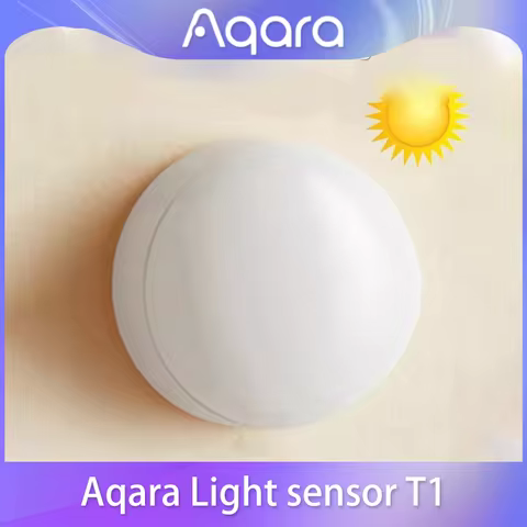 Aqara Light Sensor T1 Brightness Sensor Zigbee 3.0 Auto Smart home Light Detector Magnetic Control For Aqara Home Homekit APP 10 best sales aqara presence sensor - №4