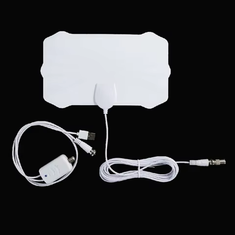 2021 Nieuwe Indoor Digitale Hdtv Antenne Tv 120 Miles Radius Versterker DVB-T2 Isdb-Tb Clear Satellietschotel Signaal Ontvanger 8 best sales android tv isdb t - №3