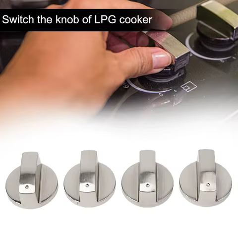 4Pcs/set Universal Rotary Switch Control Knobs Replacement Kitchen Cooker Gas Stove Cooktop Control Gas Stove Accessories 12 best sales kitchen knob - №10